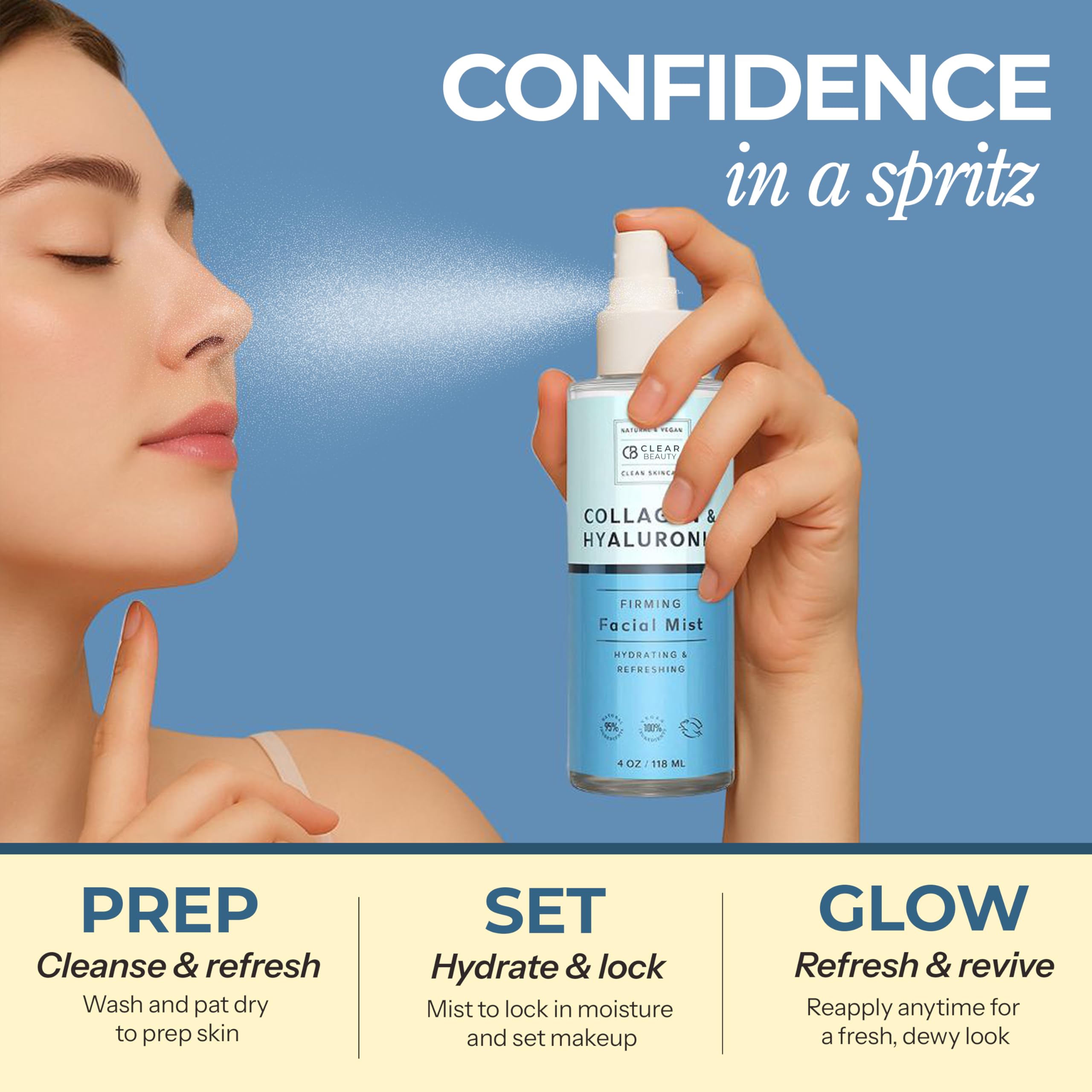 Clear Beauty cruelty-free mark signals ethical skincare choice.