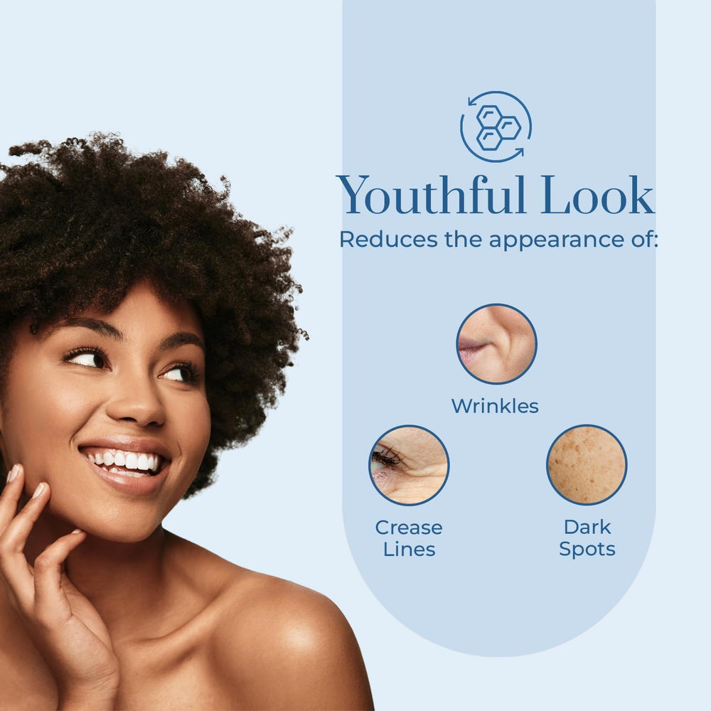 Clear Beauty Hyaluronic Retinol moisturizer application shows morning routine hydration step