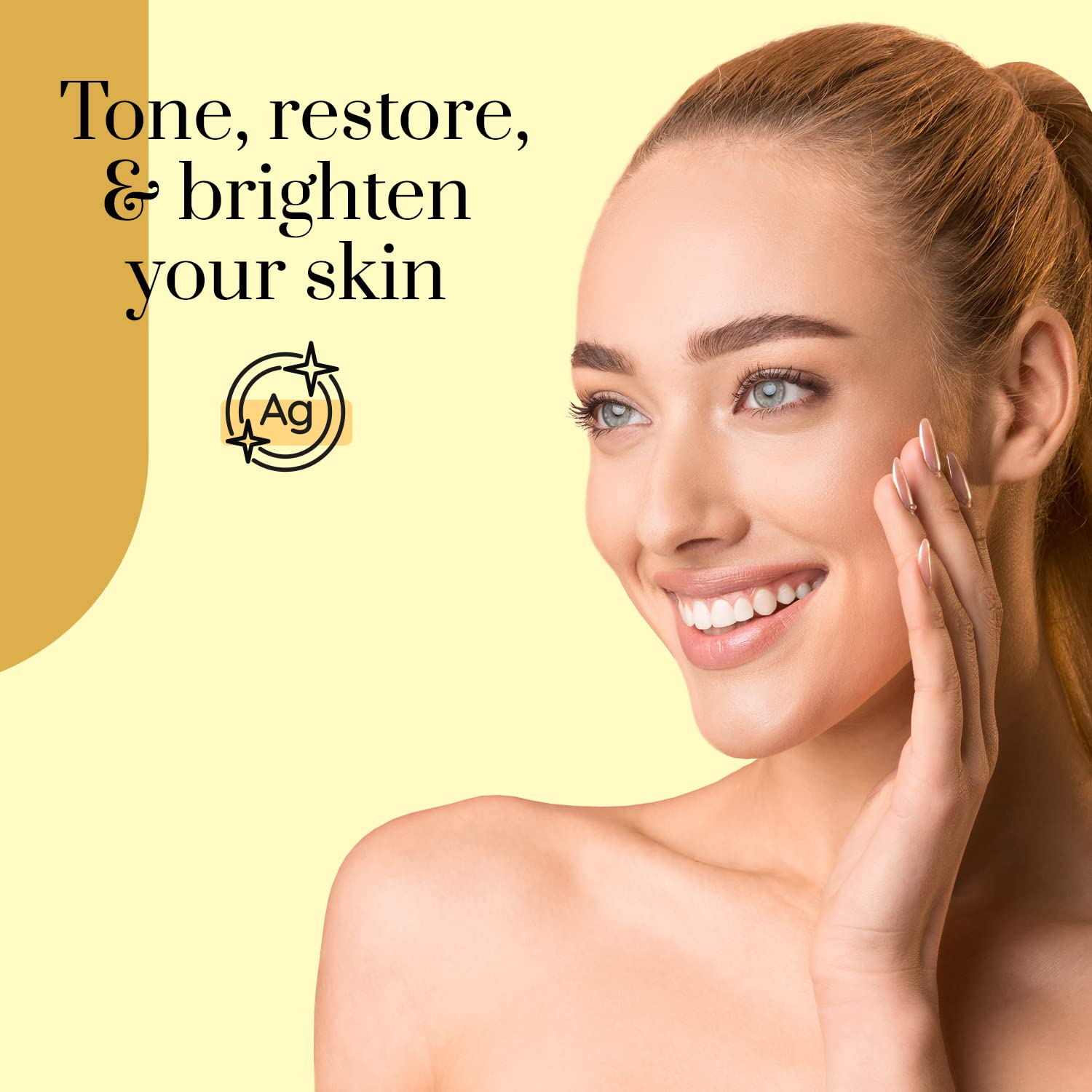 Clear Beauty morning skincare routine scene suggesting protection from daily stressors