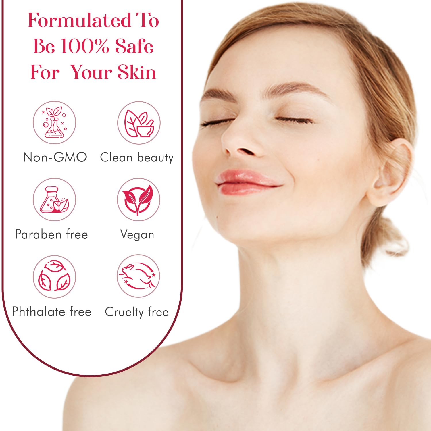 Clear Beauty Night Cream application on face-neck demonstrates easy nightly routine and lasting hydration.