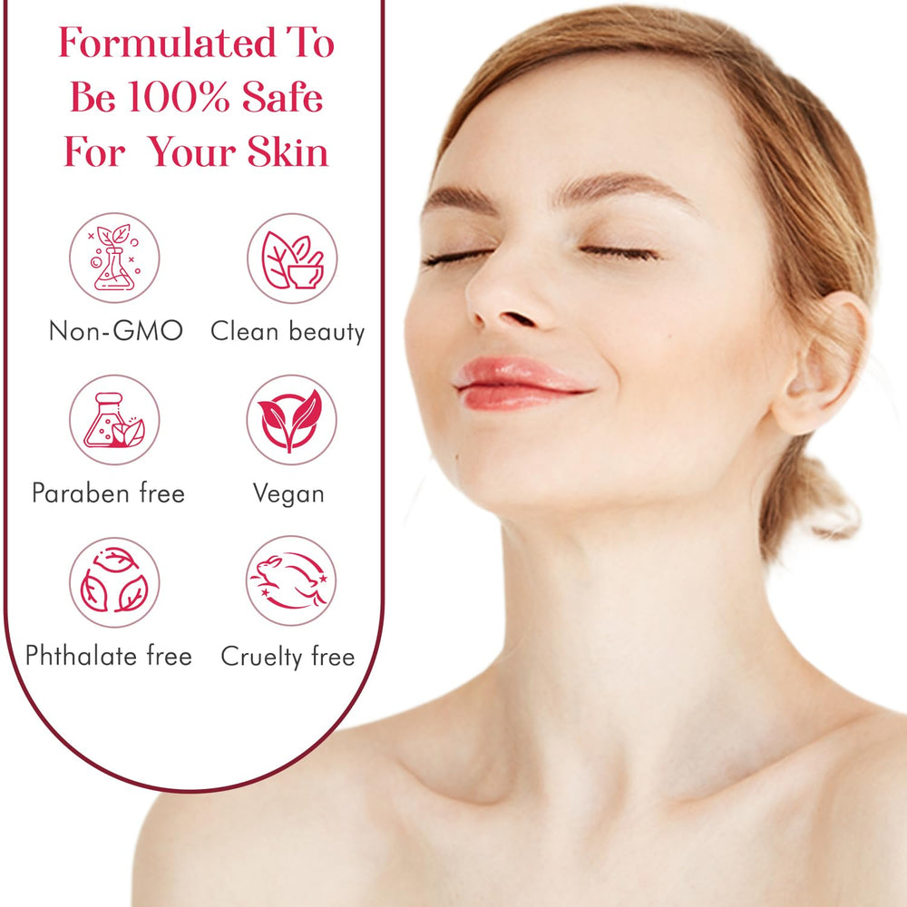 Clear Beauty Night Cream application on face-neck demonstrates easy nightly routine and lasting hydration.