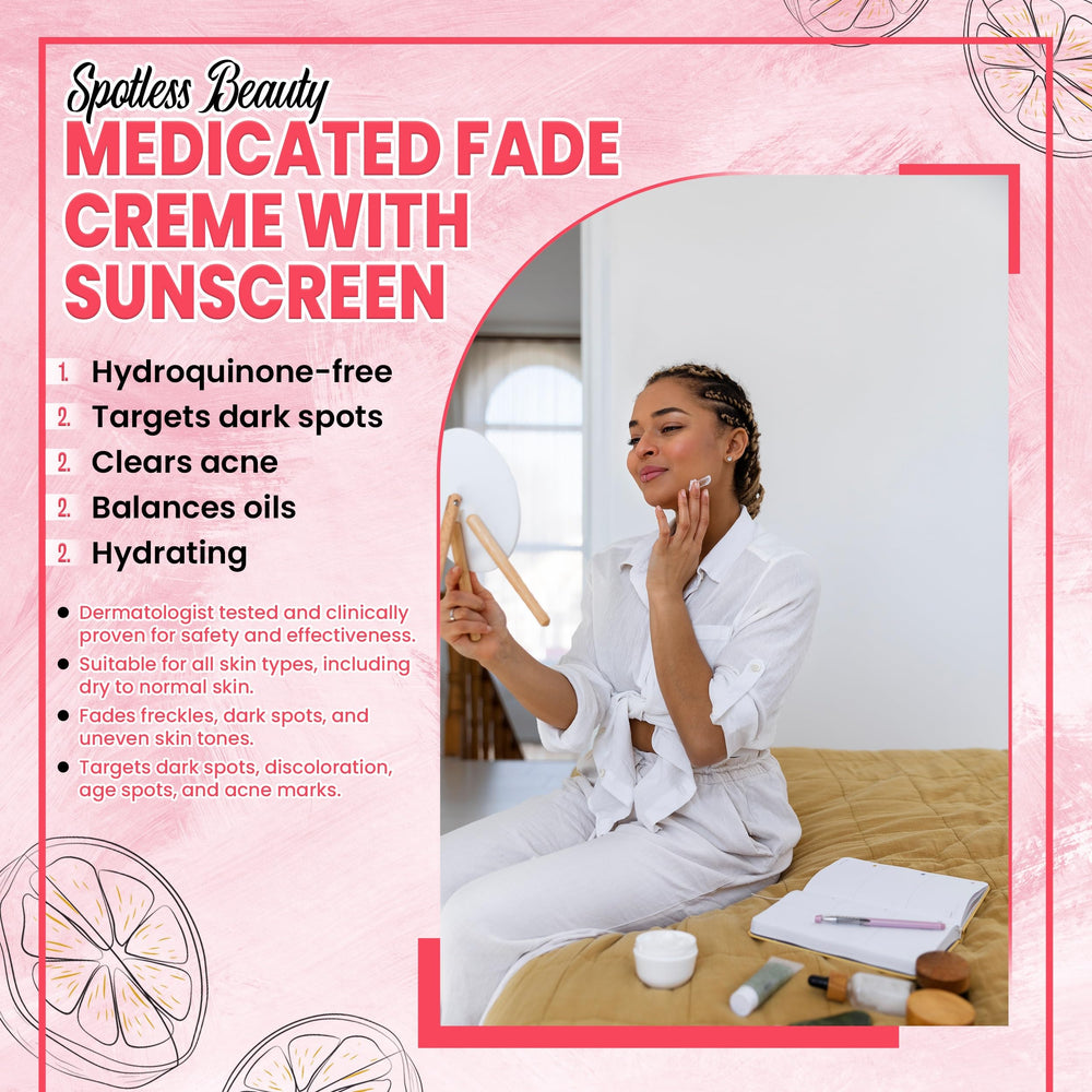 Licorice extract present in Clear Essence fade creme.