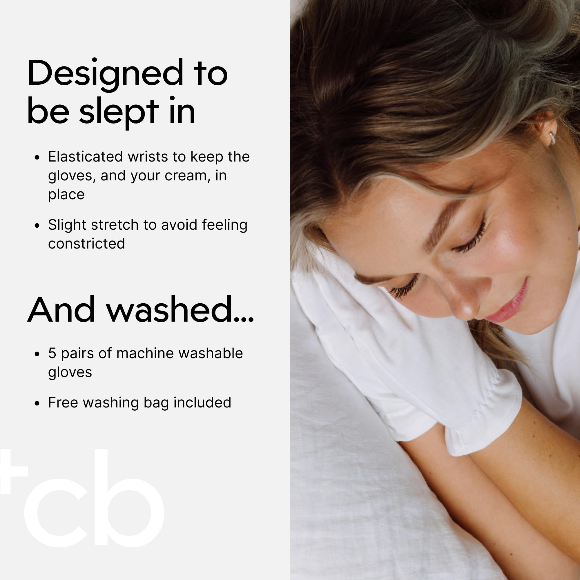 Clearbody Organics white cotton liners for daily tasks like driving.