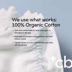 Clearbody Organics winter hydration gloves highlight snug fit and dry-hand relief.
