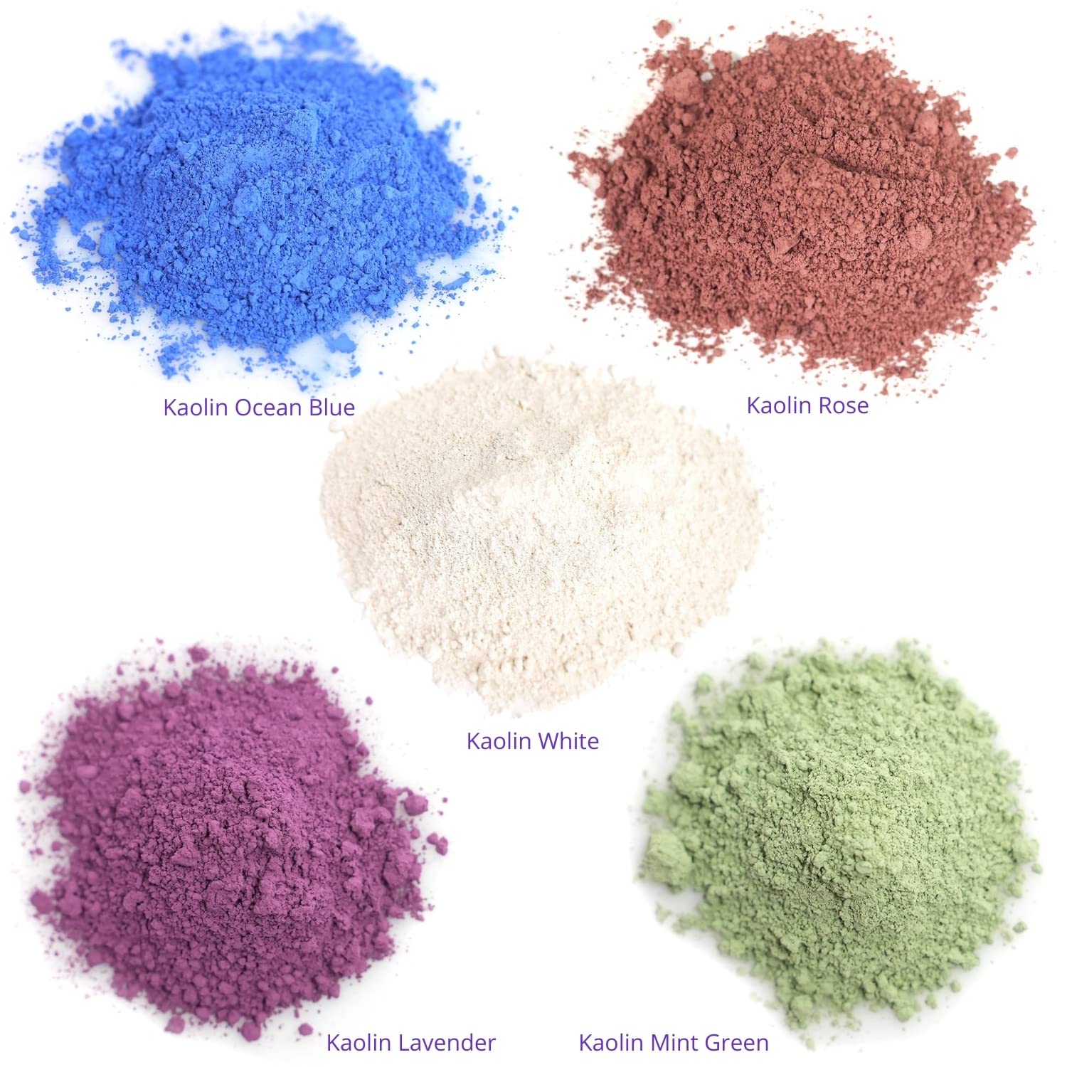 ClearLee Mint Green kaolin powder for refreshing, skin-brightening masks.