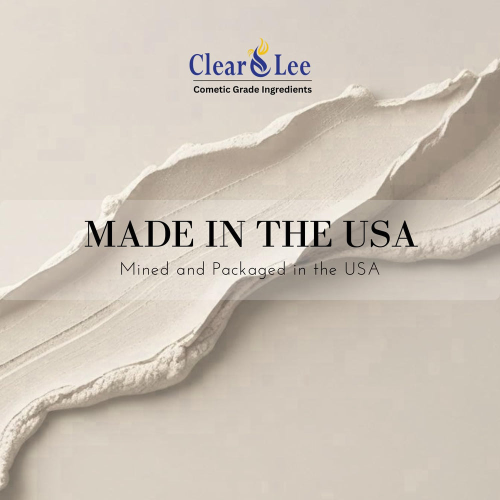 ClearLee Kaolin Clay powder used in scalp detox blends to balance oil