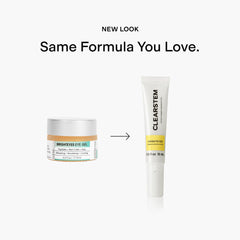 Applying CLEARSTEM BRIGHTEYES under-eye gel for cooling comfort.