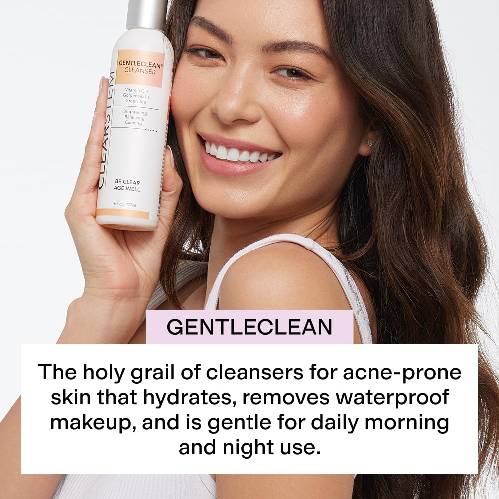 CLEARSTEM GentleClean bottle-pump enables easy daily cleansing routine.
