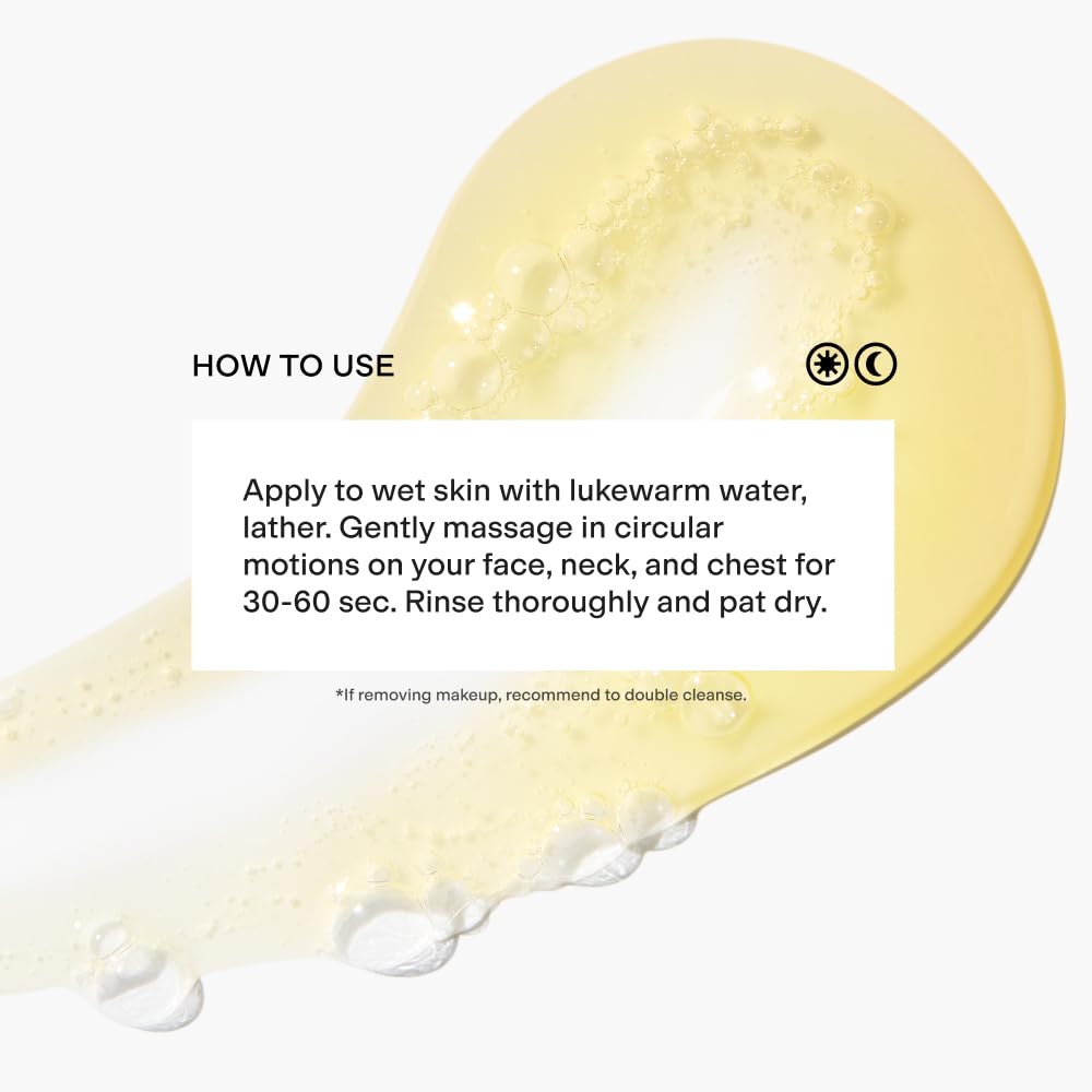 CLEARSTEM GentleClean green-tea-goldenseal ingredients support calming skin.