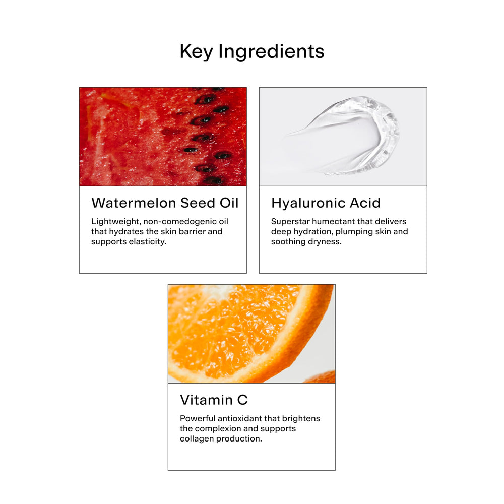 Applying CLEARSTEM GOLDENHOUR oil shows effortless layering between serums and moisturizer.