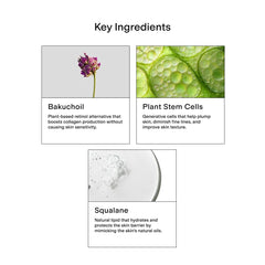 Clearstem Hydraglow bakuchiol-ingredient closeup emphasizes collagen-supporting formula