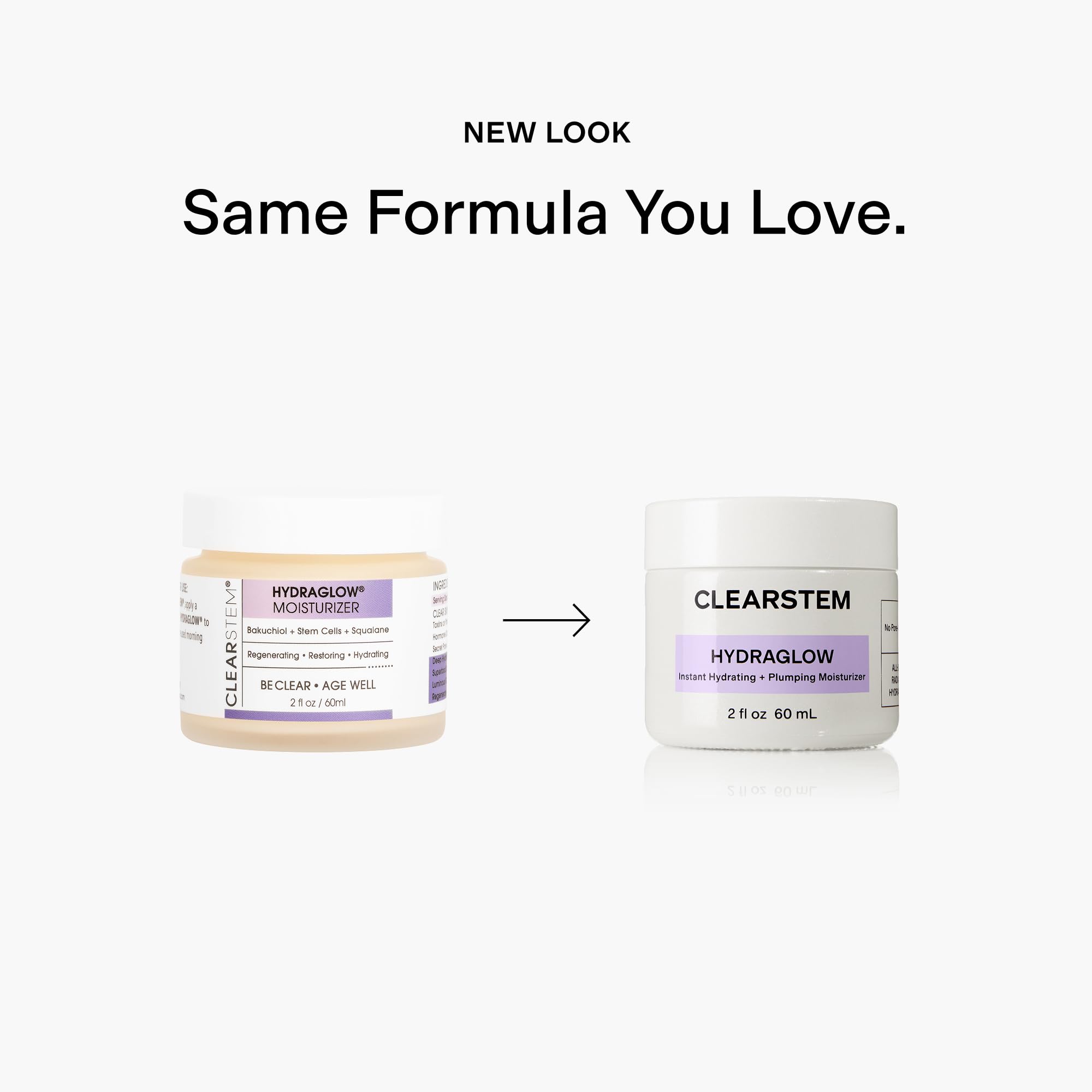 Clearstem Hydraglow texture-swatch reveals rich, non-greasy hydration
