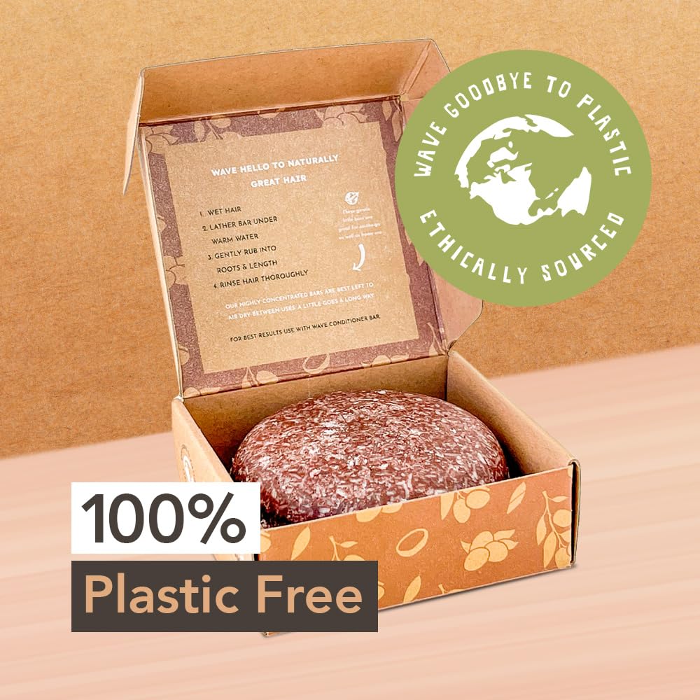Clever Yoga Wave Argan Oil Shampoo Bar sulfate-free ingredients support a clean daily routine.