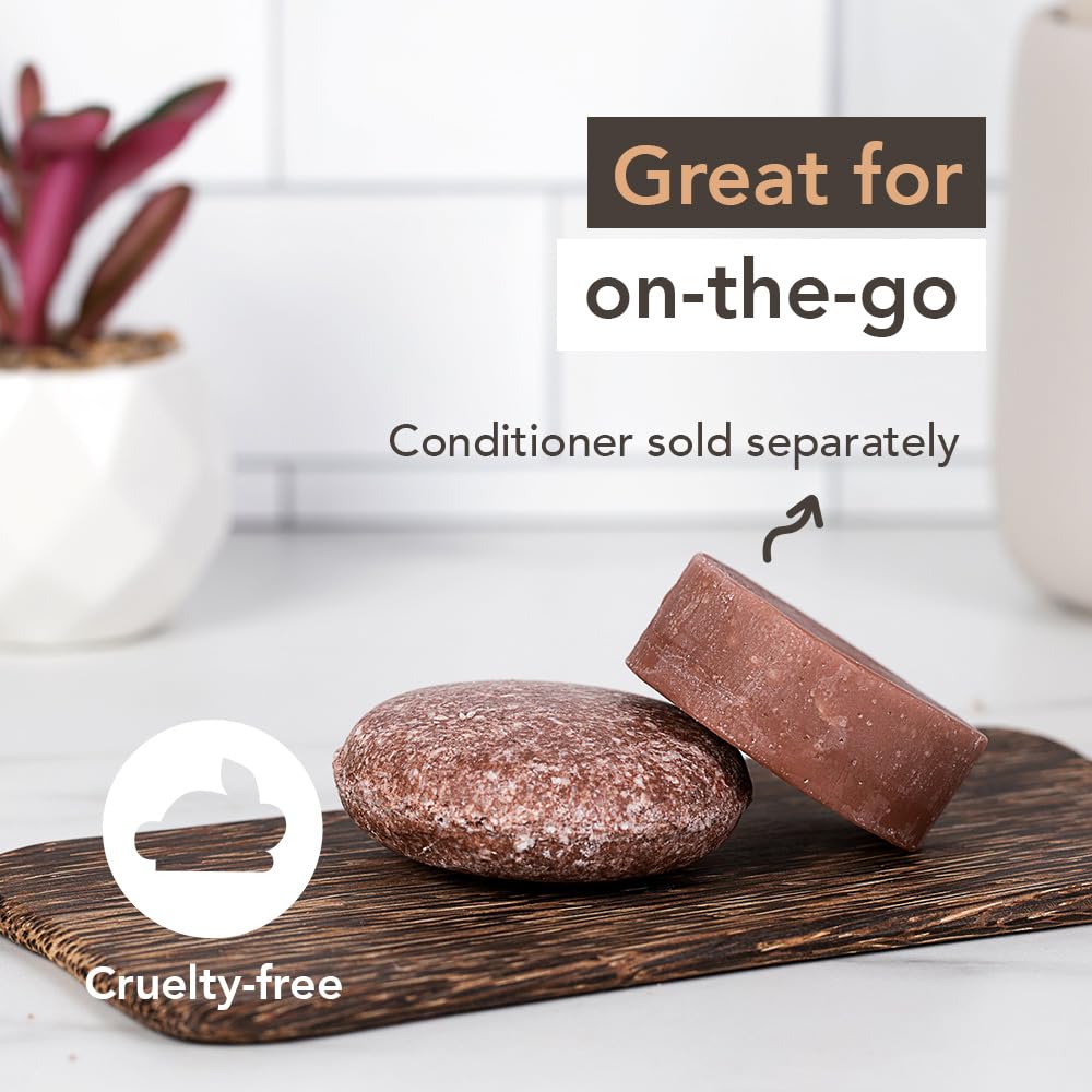 Clever Yoga Wave Argan Oil Shampoo Bar vegan formula suitable for all hair types.