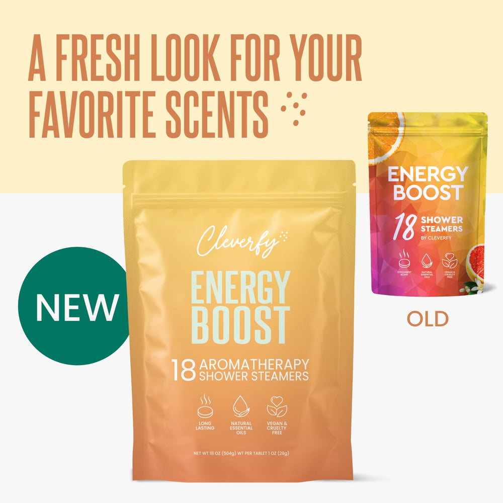 CLEVERFY Citrus Shower Steamers home spa ritual image for daily serenity.