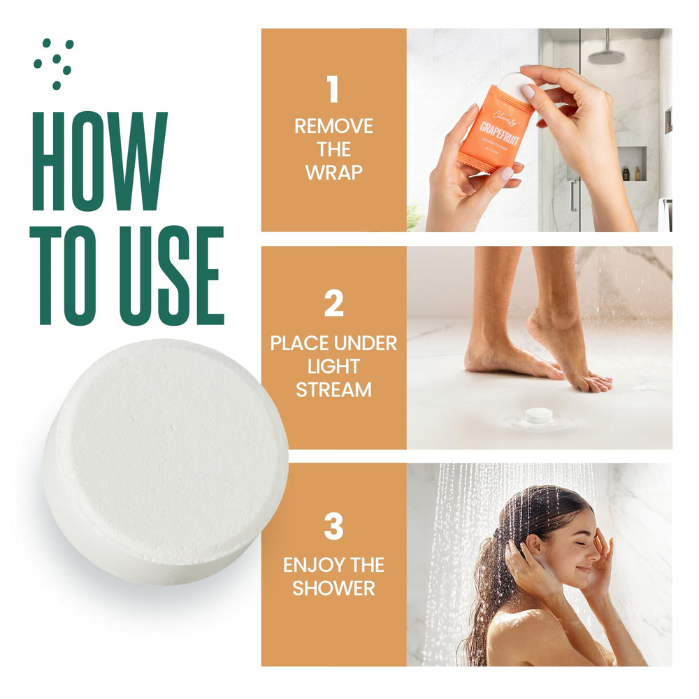 Cleverfy Shower Steamer fragrance closeup highlights bold citrus notes