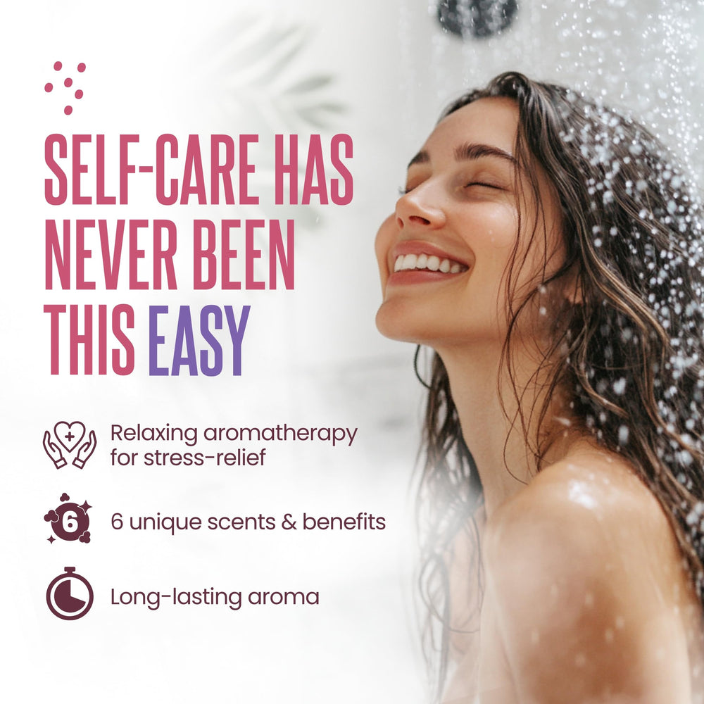Cleverfy Shower Steamer Watermelon Tablet offers a bright, fruity scent for routine refresh