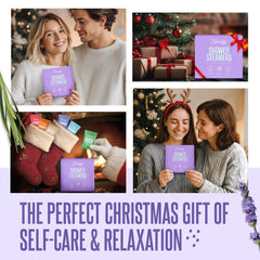 CLEVERFY lavender tablet shows calming scent for relaxing shower routine