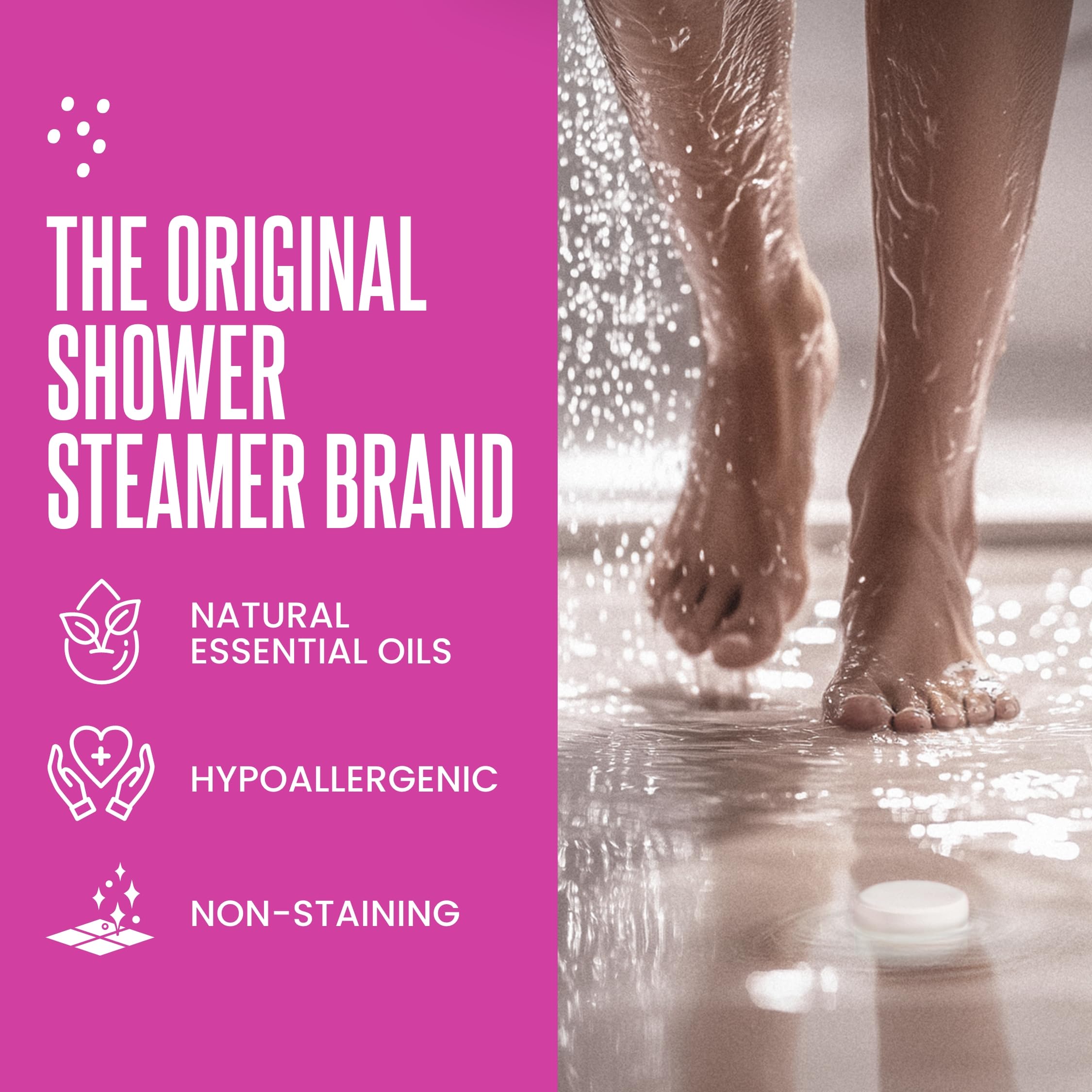 Cleverfy Menthol Eucalyptus steamers offer a refreshing, clear-headed shower ritual