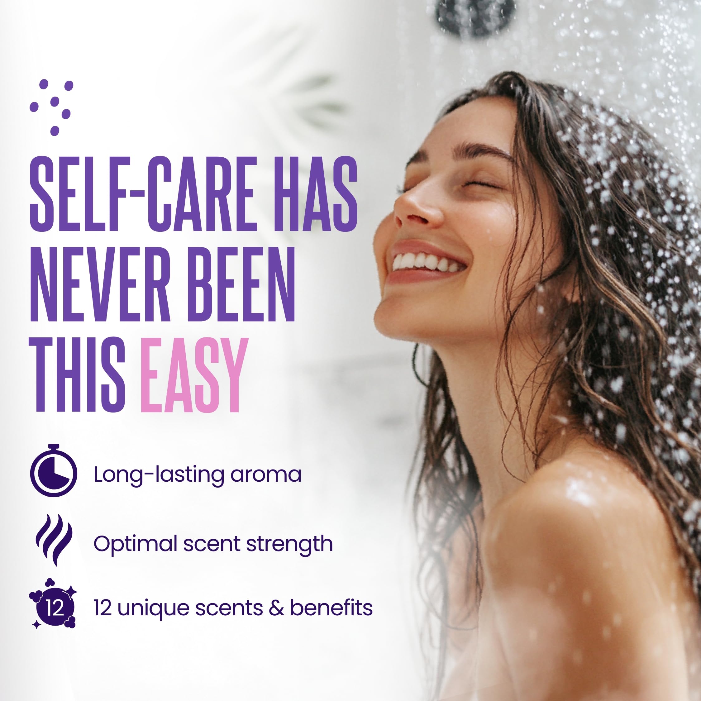 Cleverfy Watermelon Refresh steamers deliver a crisp fruity aroma in showers