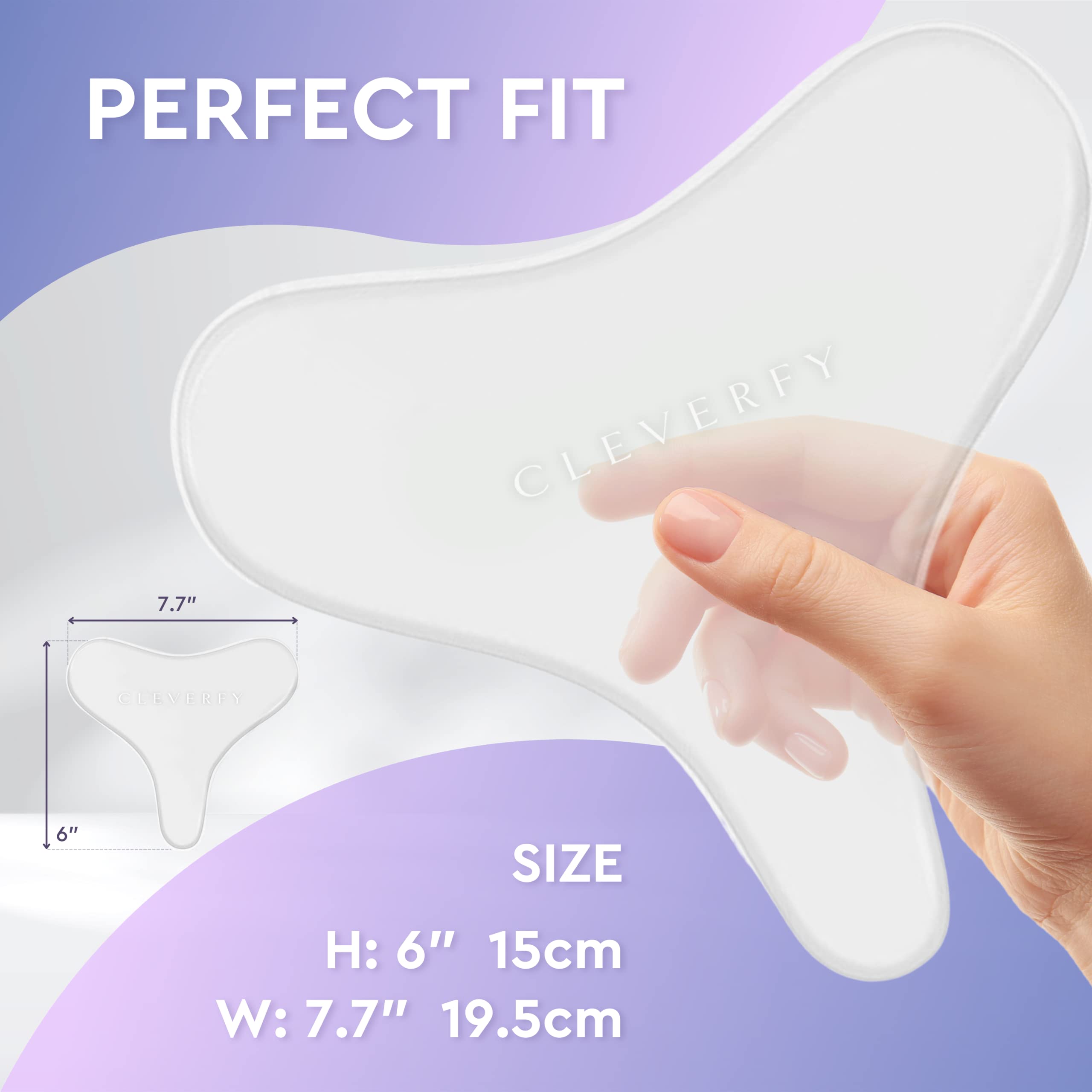 CLEVERFY silicone chest patch is washable and reusable for multiple uses