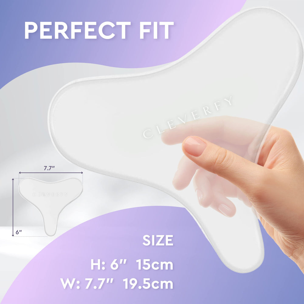 CLEVERFY silicone chest patch is washable and reusable for multiple uses