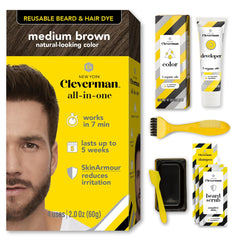 Cleverman hair dye kit application steps for quick, natural gray coverage at home
