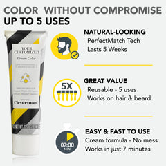 Cleverman developer cream for consistent color development