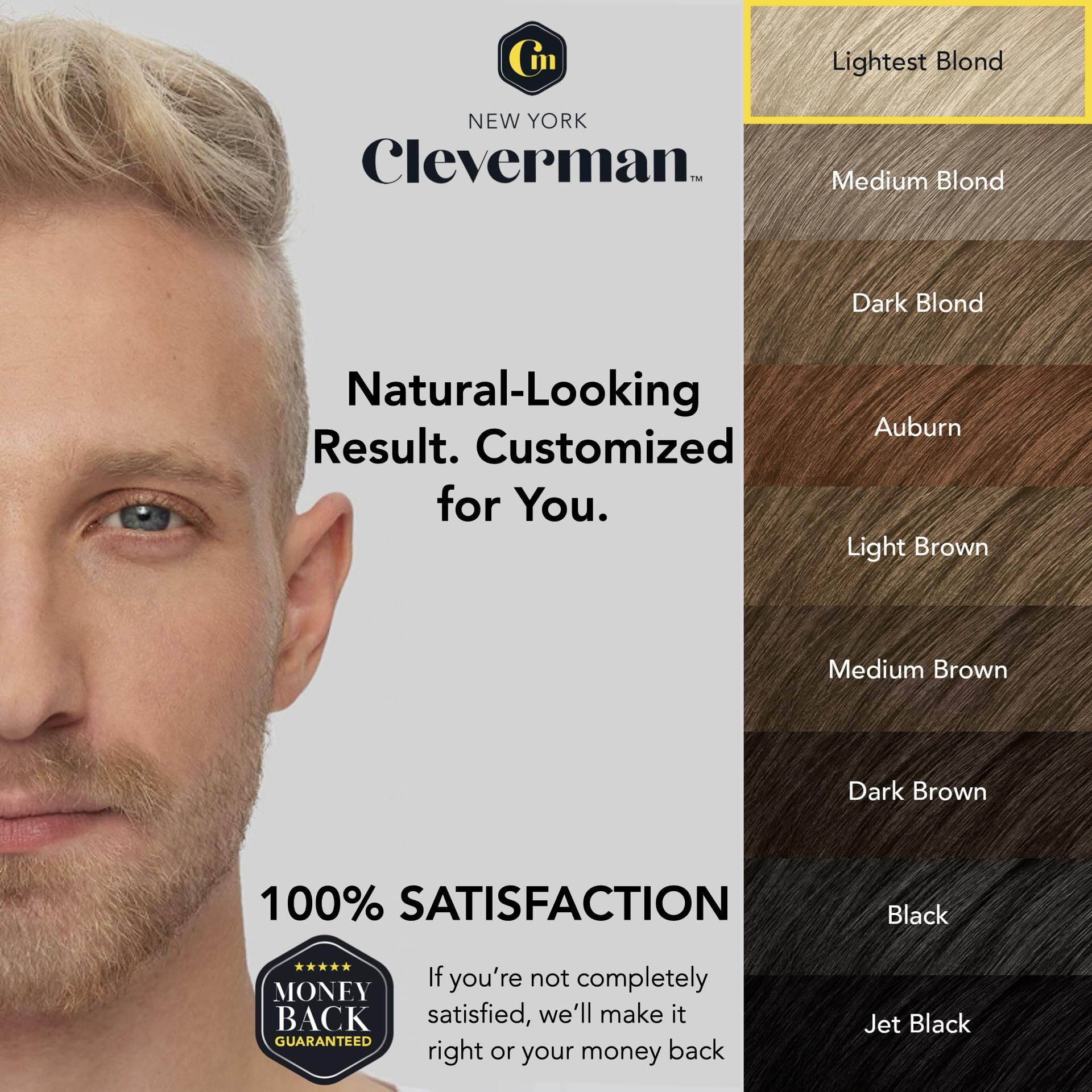 Cleverman Lightest Blond disposable gloves for precise, mess-free application