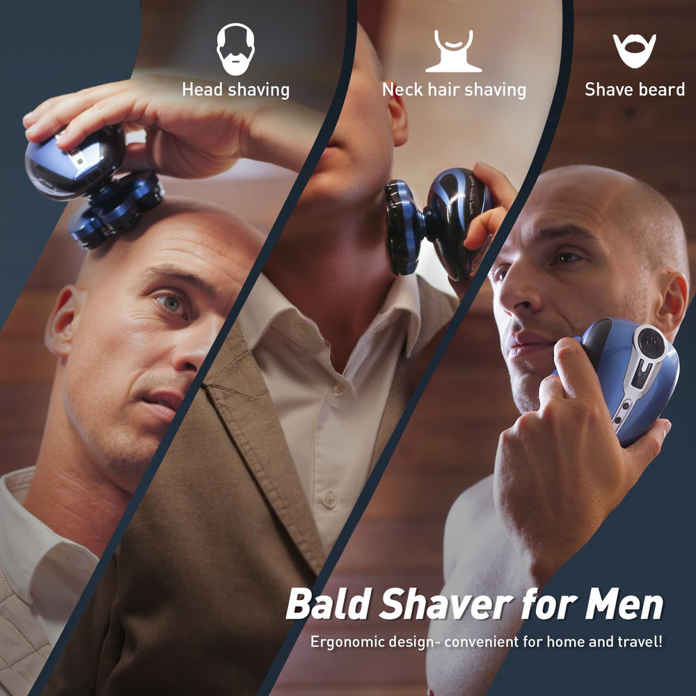 Clforczh head shaver-blue-design blends style with practical daily grooming.