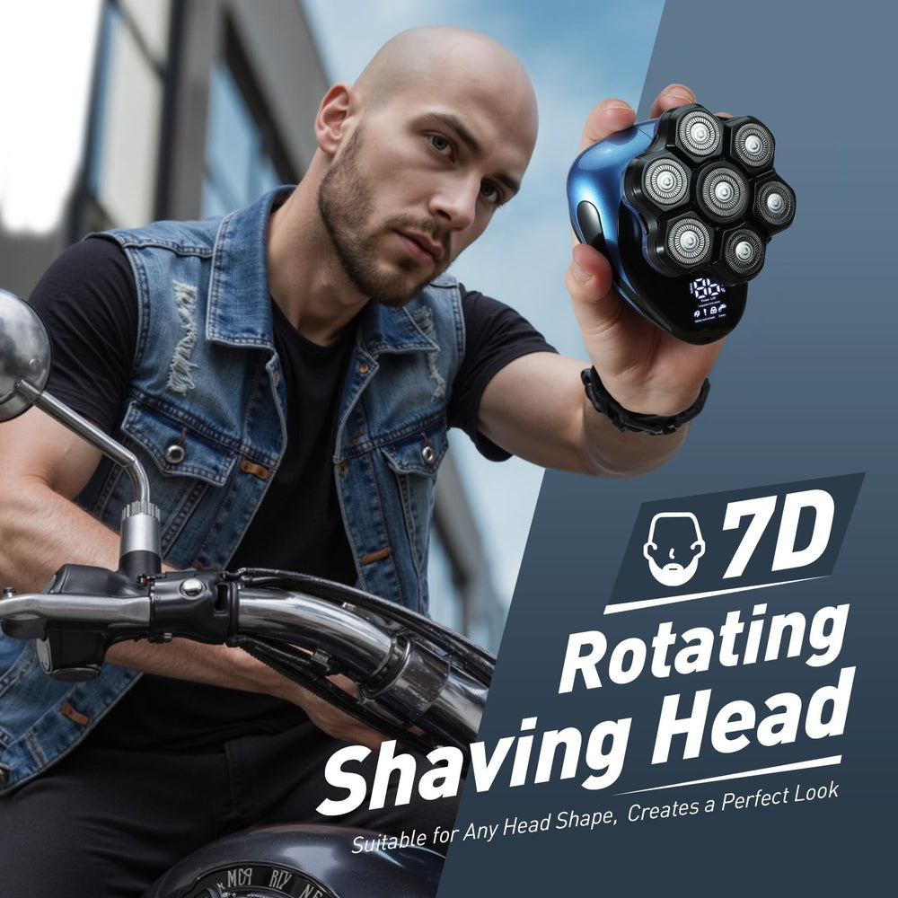 Clforczh head shaver magnetic-blade-removal enables quick, tool-free cleaning.