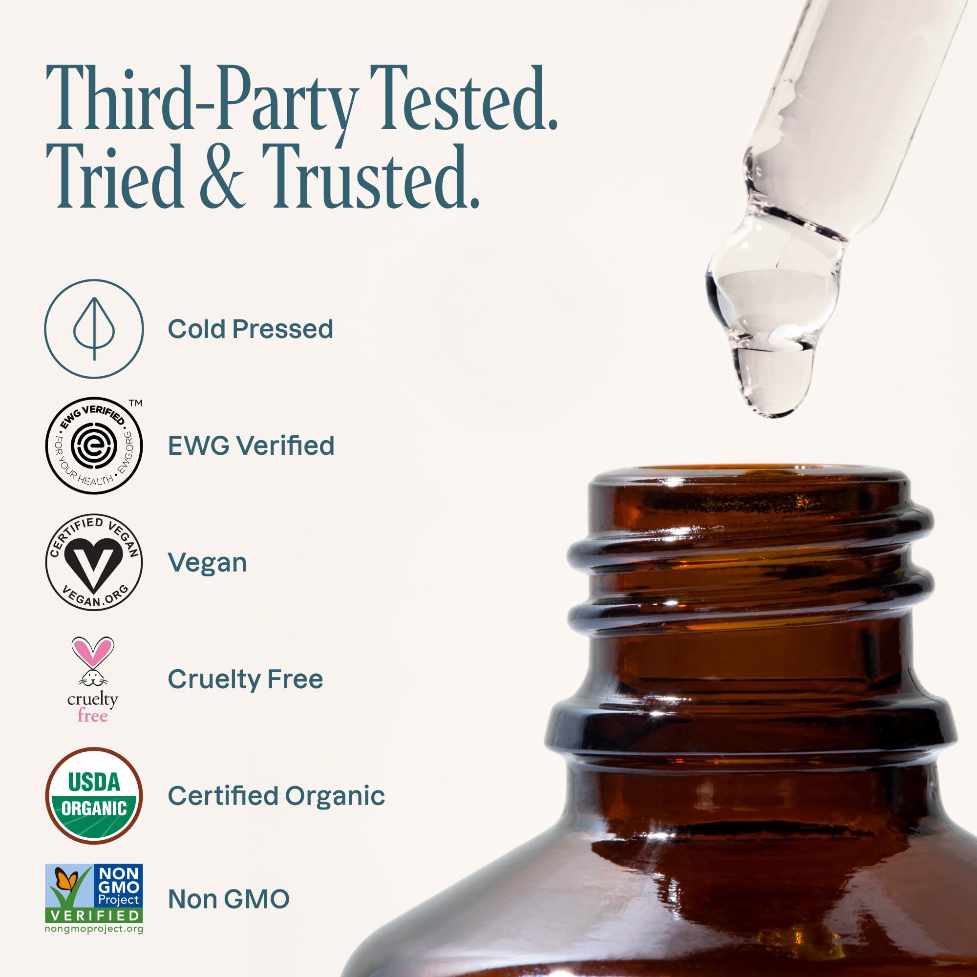 Cliganic castor oil for hair care uses as a DIY carrier oil.
