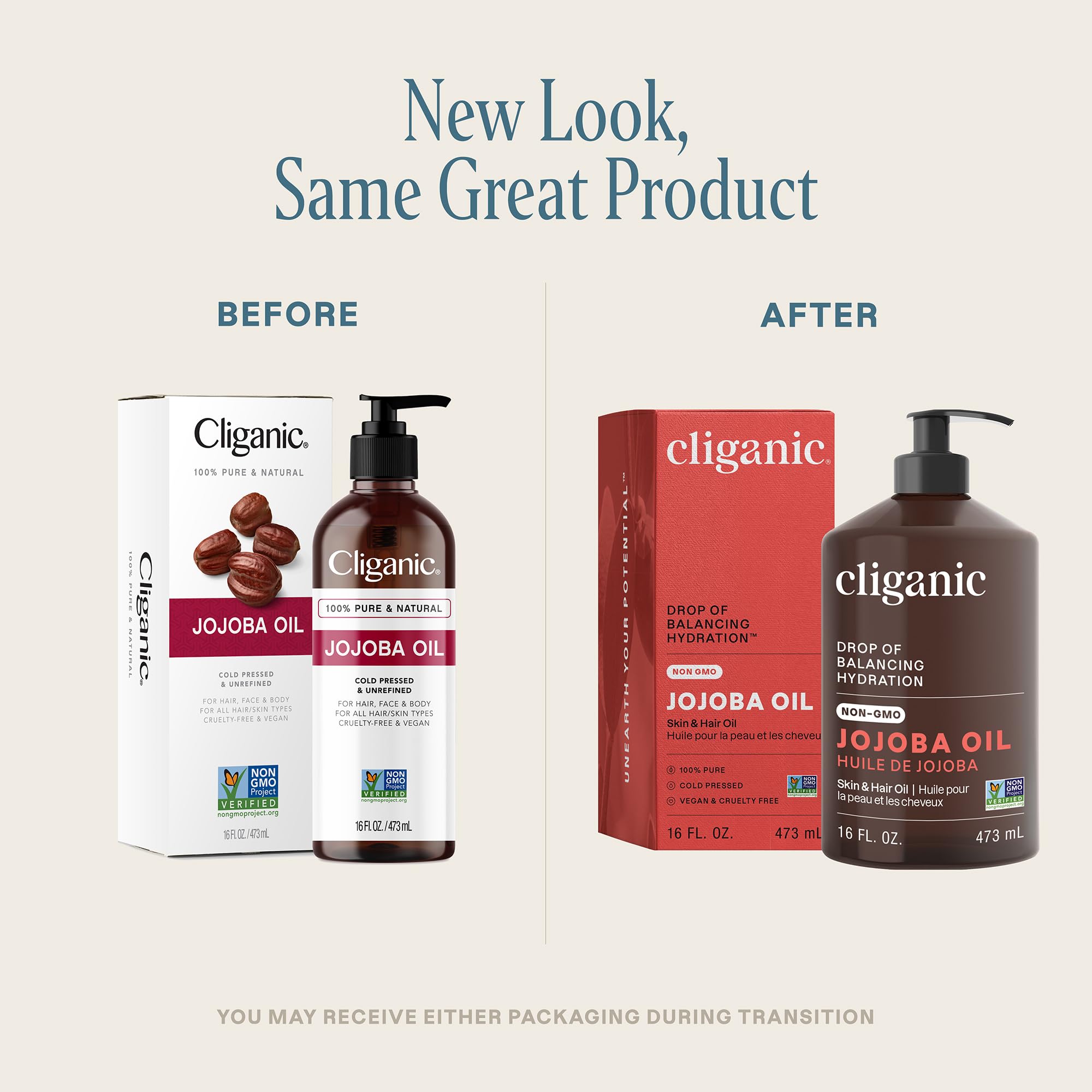Cliganic Jojoba Oil beard care for soft, well-groomed whiskers