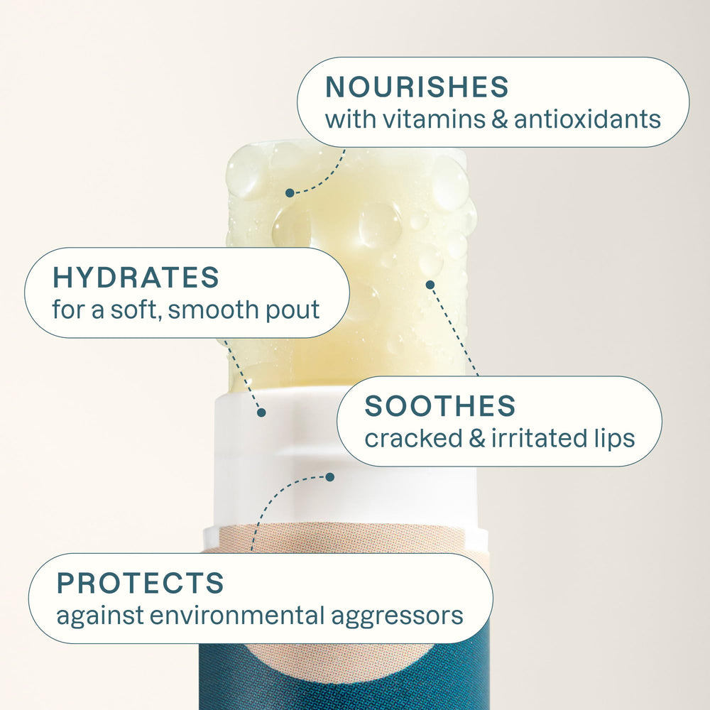 Cliganic lip balm eucalyptus mint tube for refreshing lips