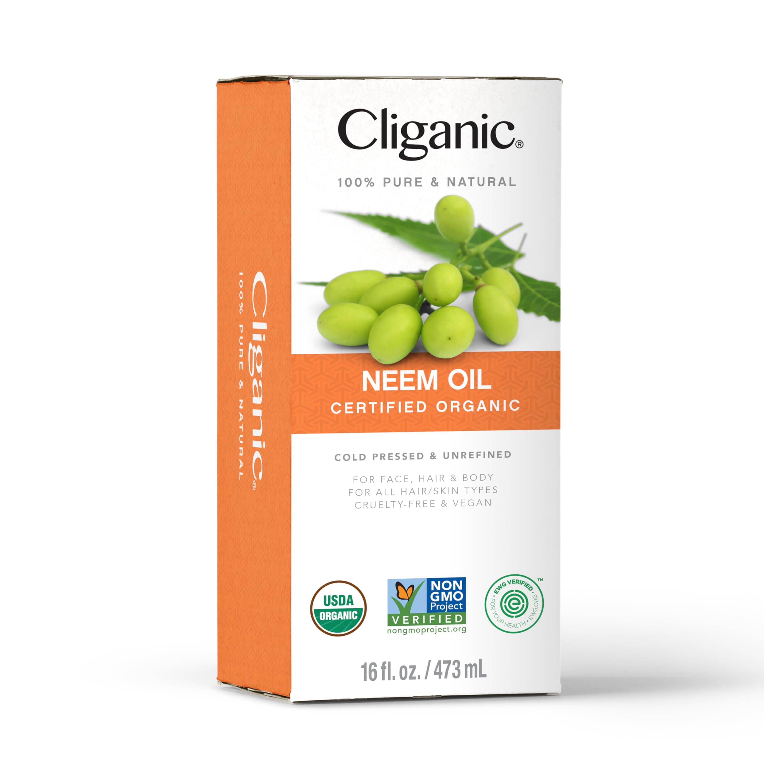 Cliganic Neem Oil plant-application scene illustrating versatile use on leaves and soil.