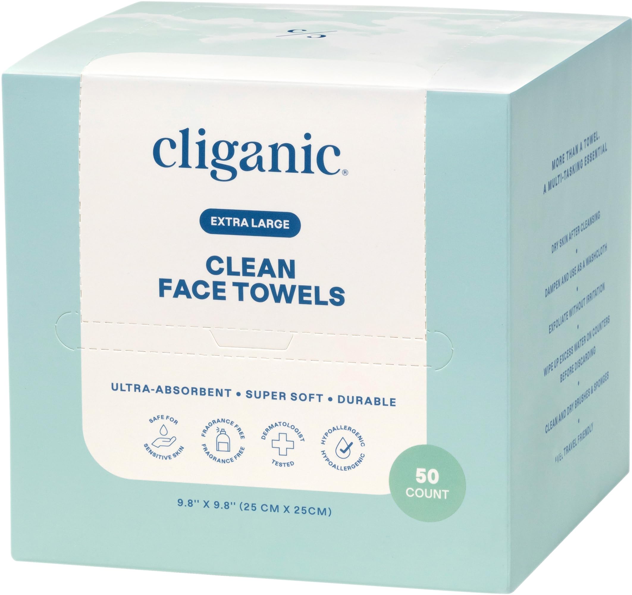 Cliganic travel-friendly-face-towels convenient on-the-go wipe solution for fresh moments.