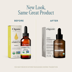 Cliganic Organic Vitamin E Oil hair and nails nourishment scene highlights possible shine and resilience