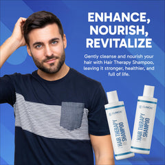 Clinical Effects Hair Therapy Shampoo lather demonstrates gentle cleansing for daily use.