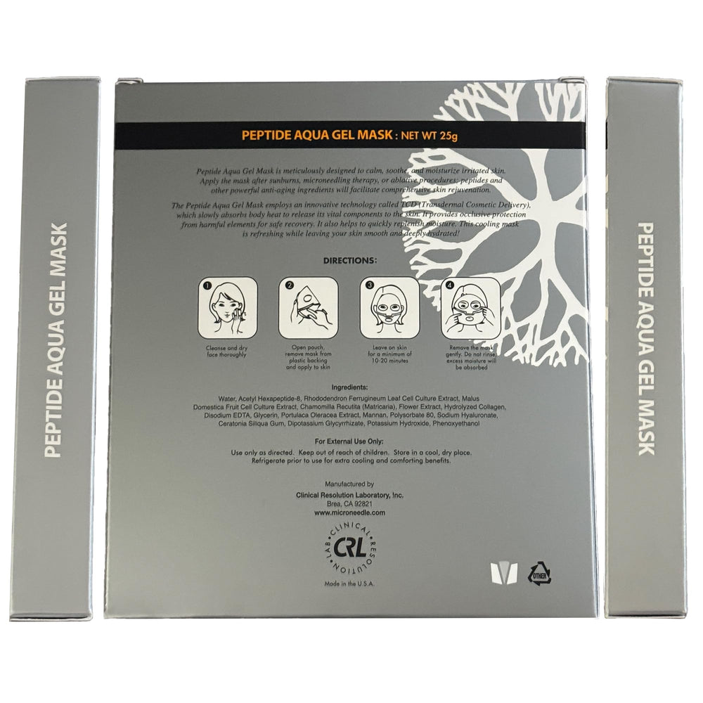 Clinical Resolution CRL Peptide Aqua Gel Mask recommended for at-home skincare ritual