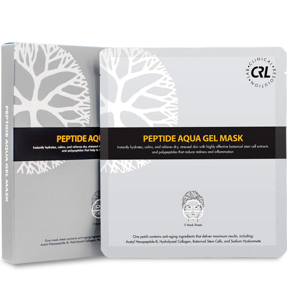 Clinical Resolution CRL Peptide Aqua Gel Mask pack hydration boost for glowing skin