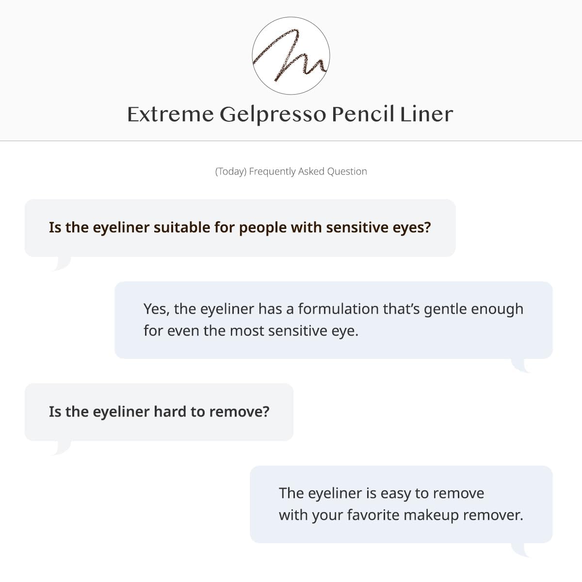 CLIO Extreme Gelpresso Pencil Eyeliner blendable before set for versatile looks