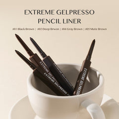 CLIO Extreme Gelpresso Pencil Eyeliner highly pigmented color for bold definition