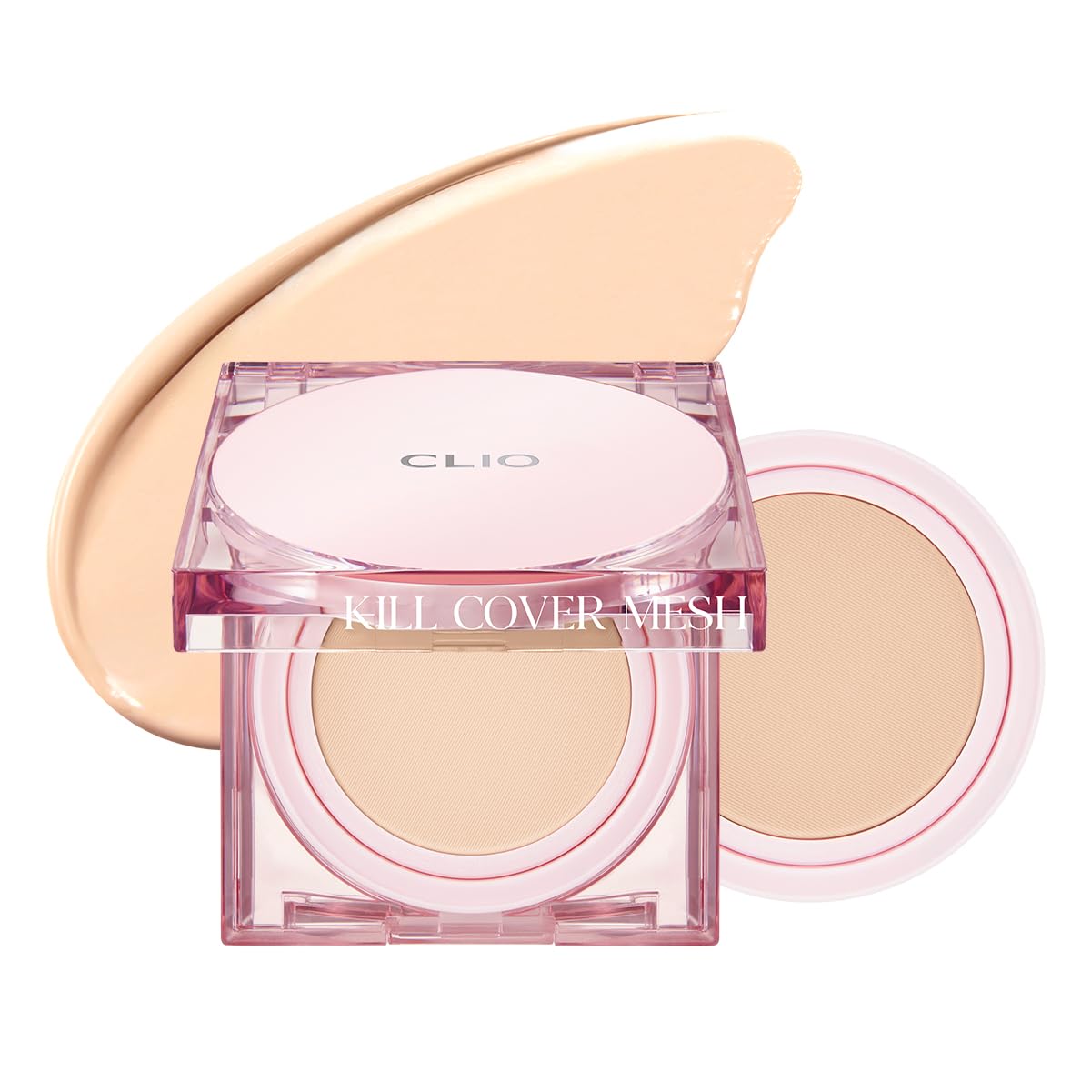 CLIO Kill Cover Mesh Glow Cushion compact with radiant, long-wear finish