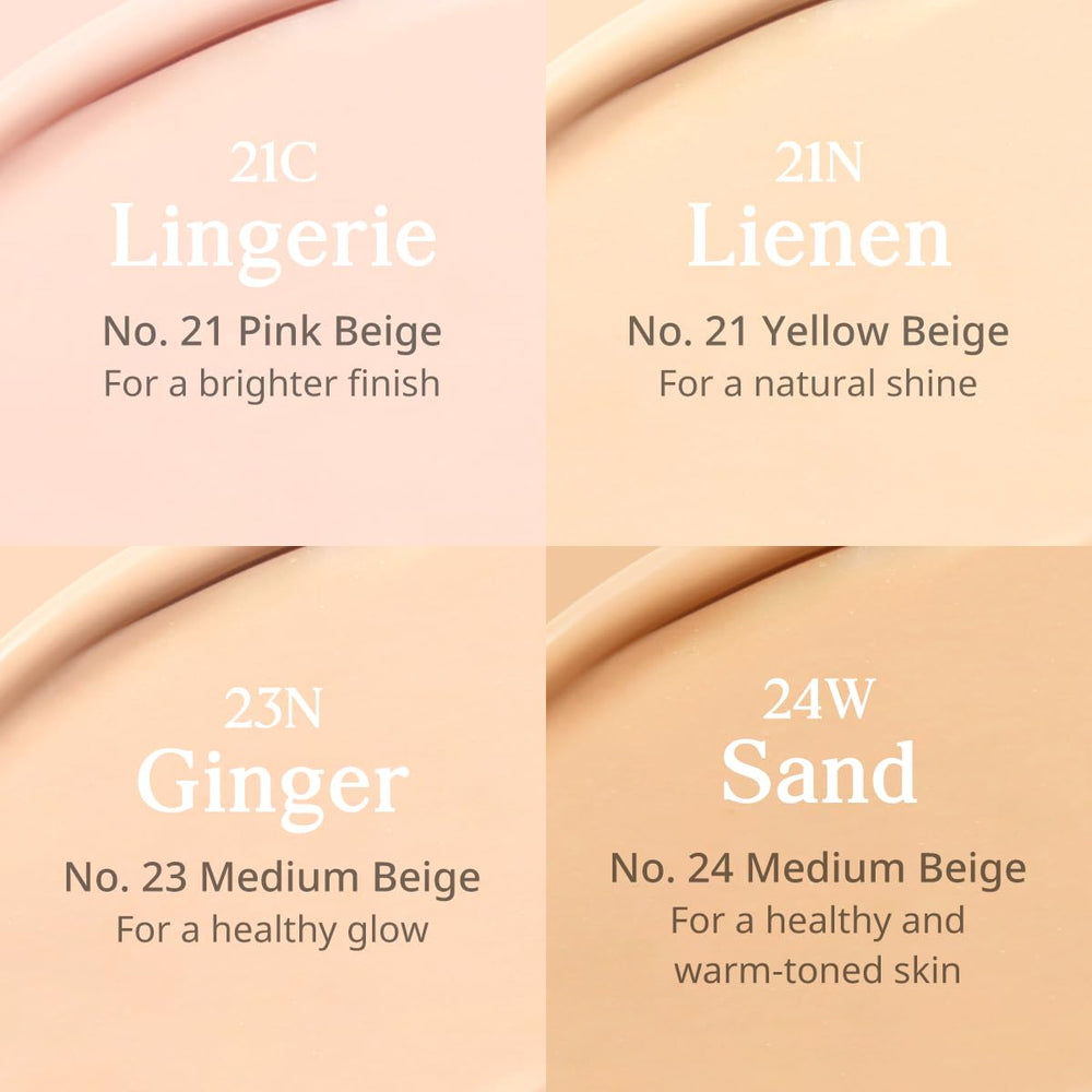 CLIO Kill Cover Mesh Glow Cushion skincare-infused formula hints at hydrating benefits
