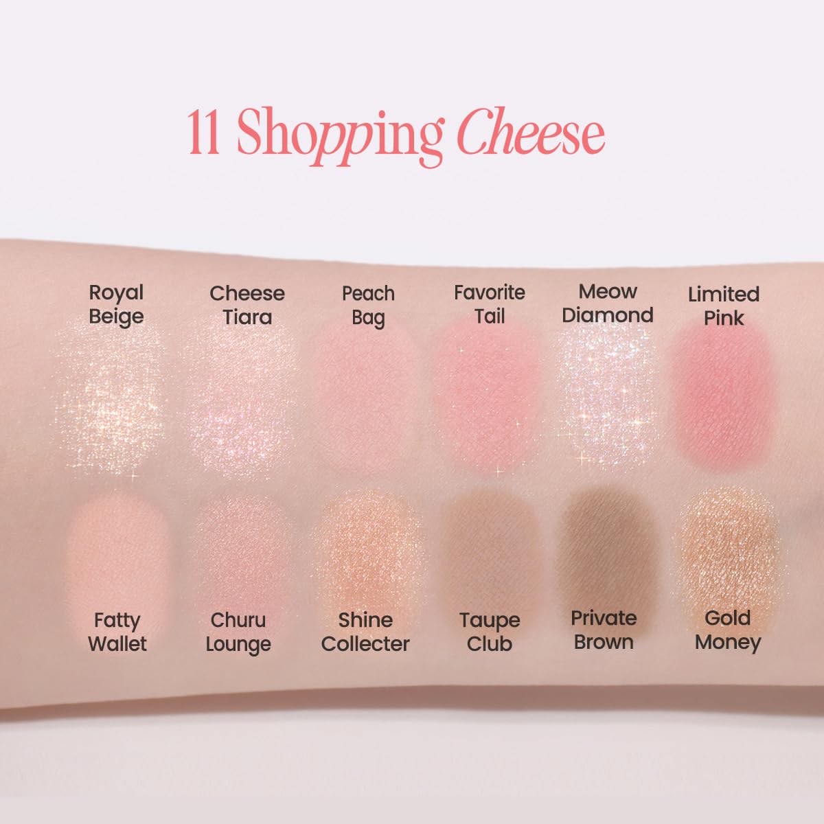 CLIO PRO EYE PALETTE AIR blendable formula demonstrated for smooth eyelid application