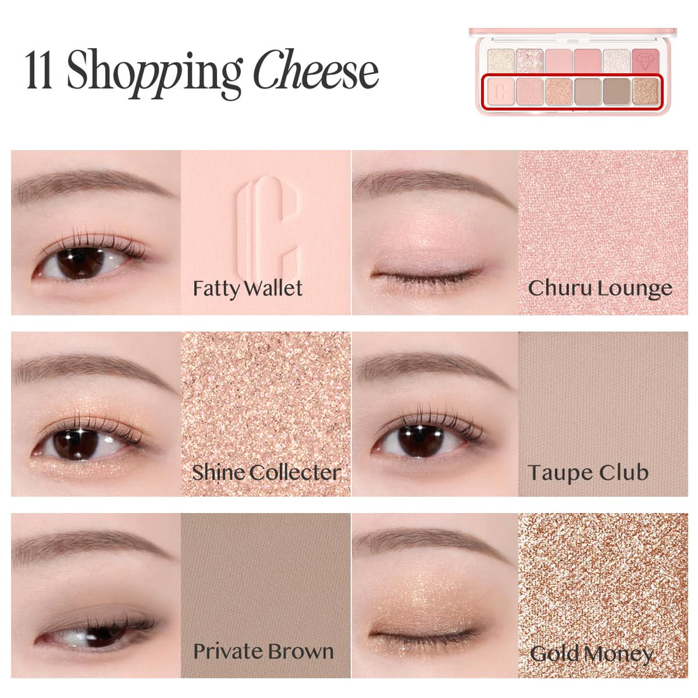 CLIO PRO EYE PALETTE AIR soft, pillow-like finish implied by palette texture