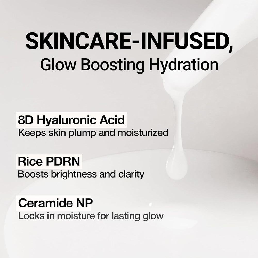 CLIO Professional Glazing Milky Essence rice PDRN detail suggests radiance support and skin-looking glow.