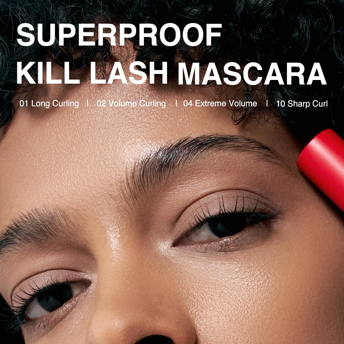 CLIO Kill Lash Superproof Mascara long wear look for day-to-night