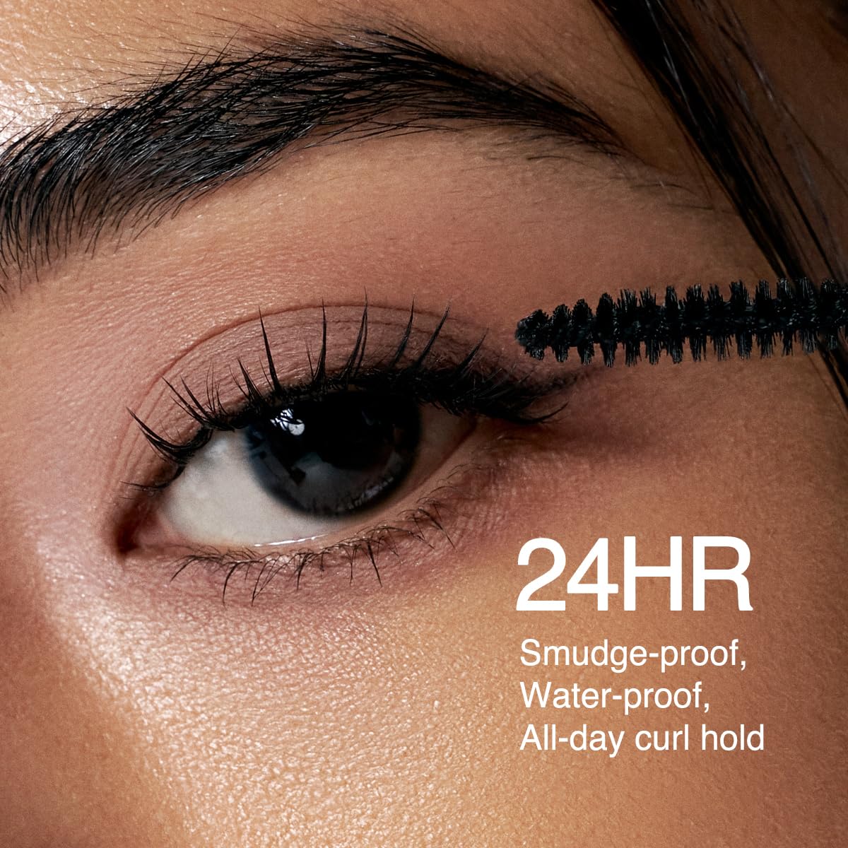 CLIO Kill Lash Superproof Mascara lashes curled and separated after application