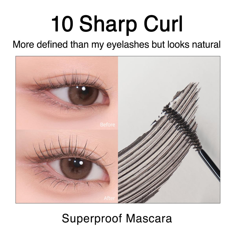 CLIO Kill Lash Superproof Mascara waterproof formula for all-day wear.